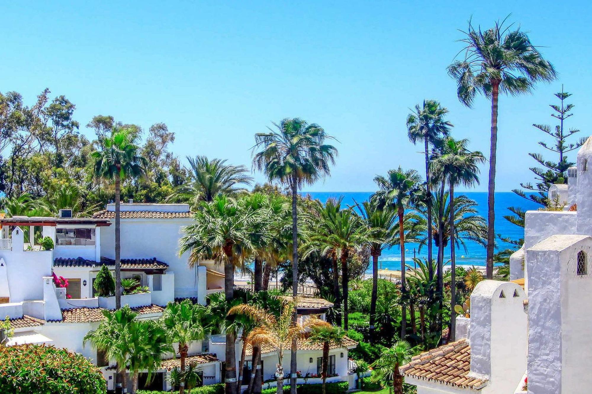 1108 Beachfront 2 Apartments With Roofterrace 80Mtrgt Beach 3 Pools Marbella Bagian luar foto